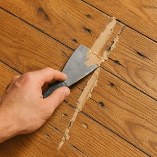 Utiliser un produit pour restaurer le bois