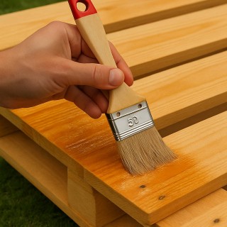 Vernir une palette en bois
