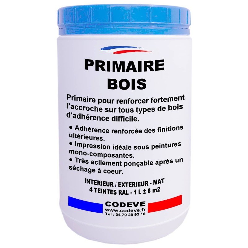 Primaire d'isolation et d'accrochage pour bois