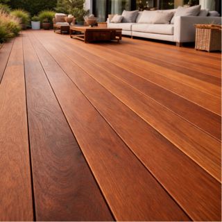 Lames de terrasse en bois de Cumaru