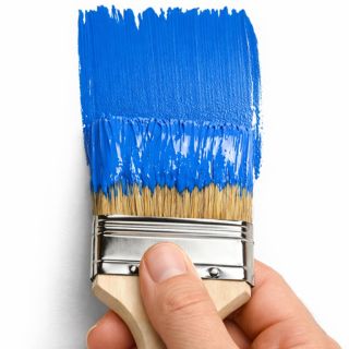 Film de peinture continu et protecteur sur un support