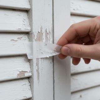 Test d’adhérence peinture bois au ruban Test d’adhérence au ruban sur ancienne peinture