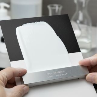 Pouvoir couvrant peinture Test d'opacité peinture sur carte de contraste noir et blanc